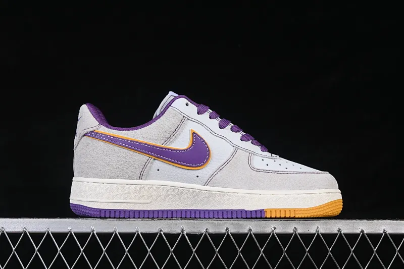 All categories Nk Air Force 1 Air Force series Nk Air Force 1 Low Air Force low top Nike Air Force 1'07 Low NBA joint Purple Lakers Air Force 1 low top casual sneakers SS1979-004